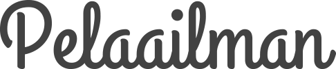 Pelaailman.com logo musta